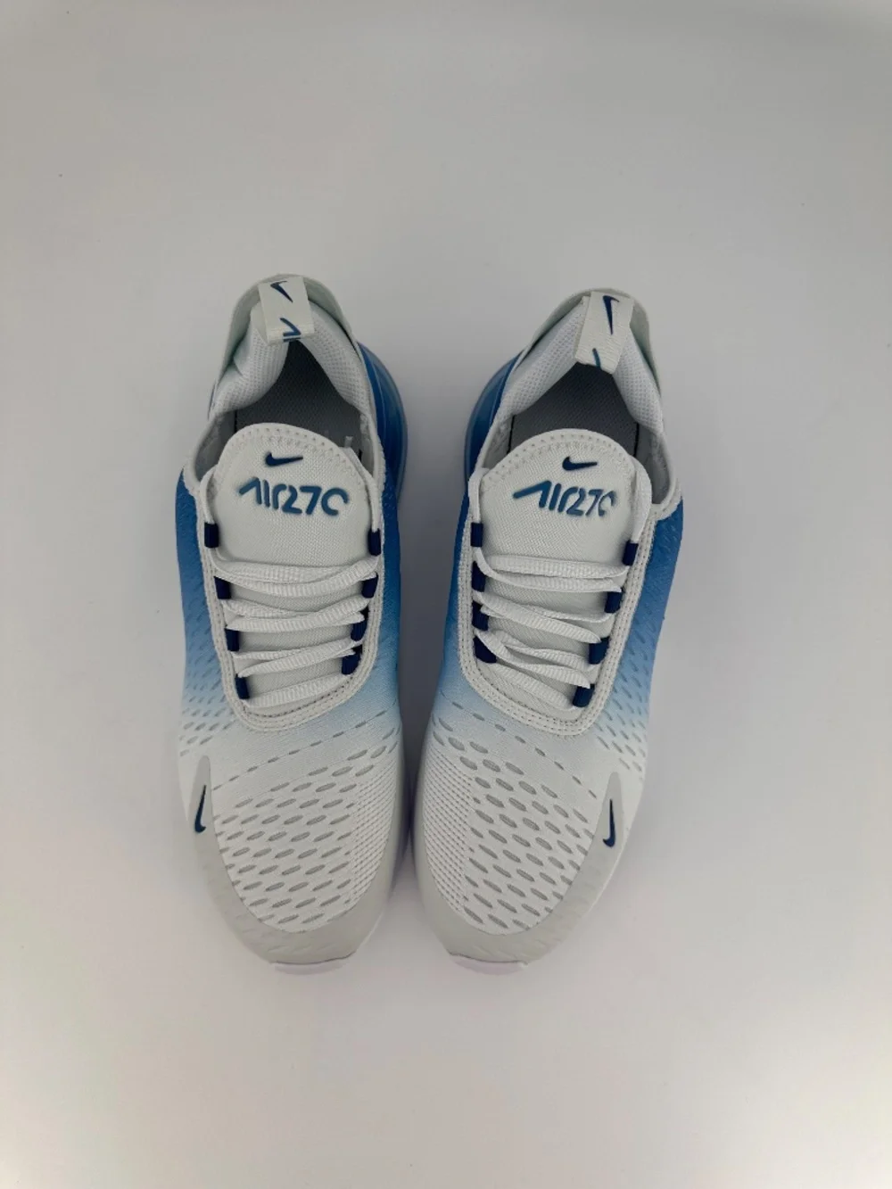 Nike Air Max 270 Off White/Court Blue (943345 125) Big Kid's